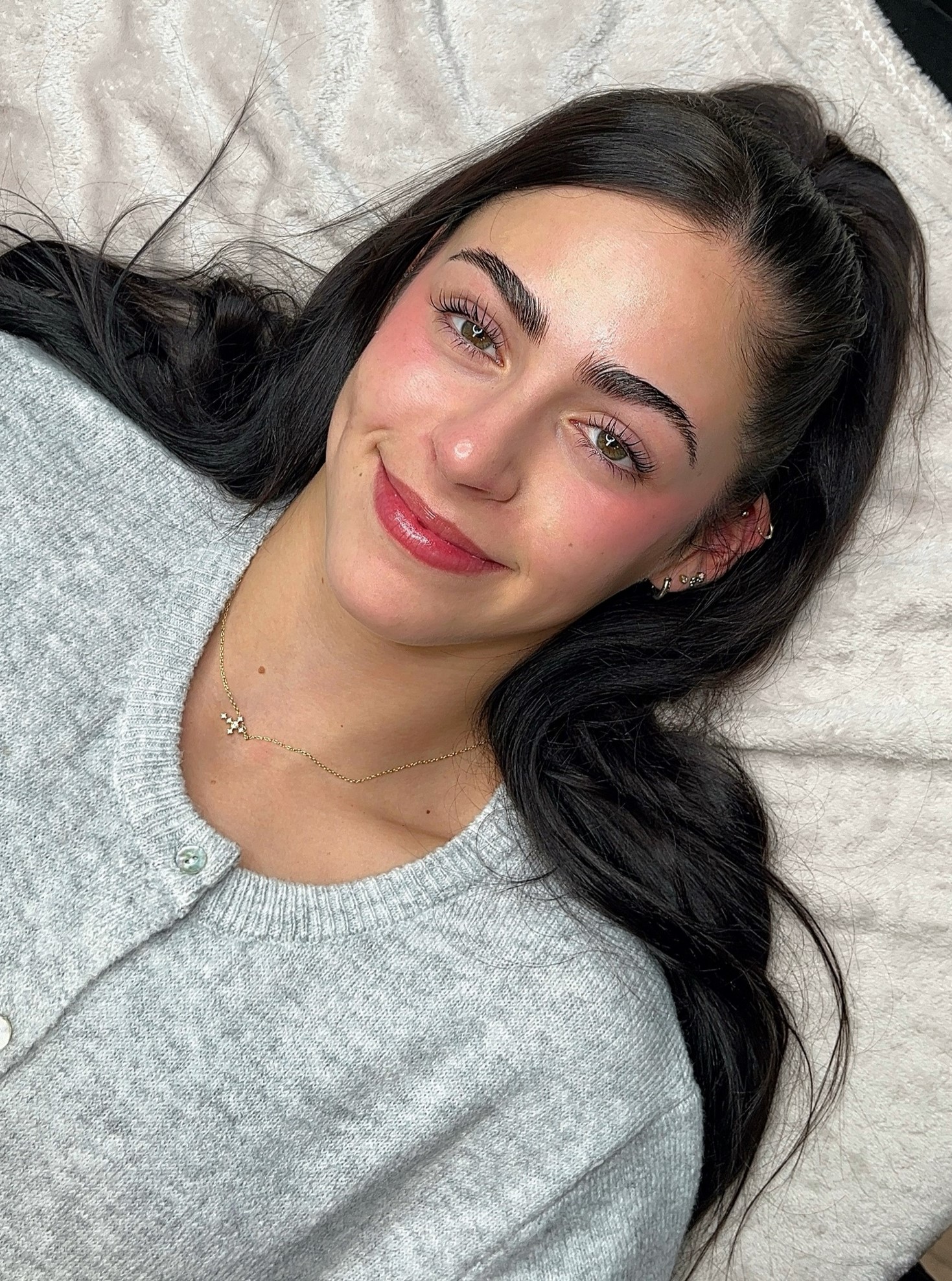 Résultat browlift et réhaussement de cils — formation SEDA Designer